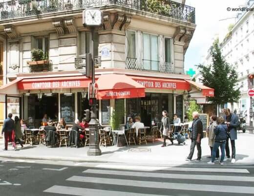 Parisian Cafe - 3rd Arrondissement of Paris