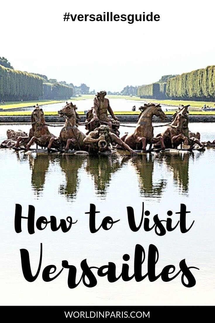 Check the Best Way to Visit Versailles with our Versailles Guide.Best Tips for Visiting Versailles, Visiting Versailles Tips, Versailles Guide, Paris to Versailles day trip, Versailles Guided Tours, Versailles Palace and Gardens, Paris - Versailles day Trip, Château de Versailles France #france #versailles 