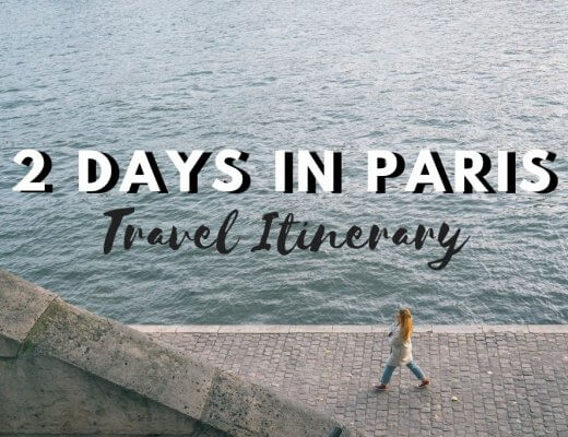 2 days in Paris Itinerary