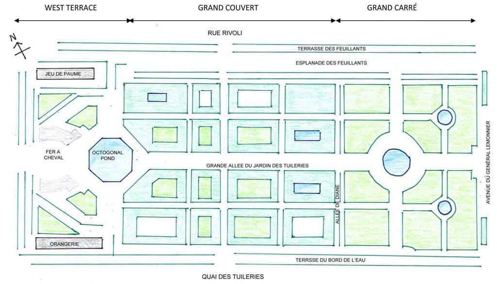 Tuileries Garden Map