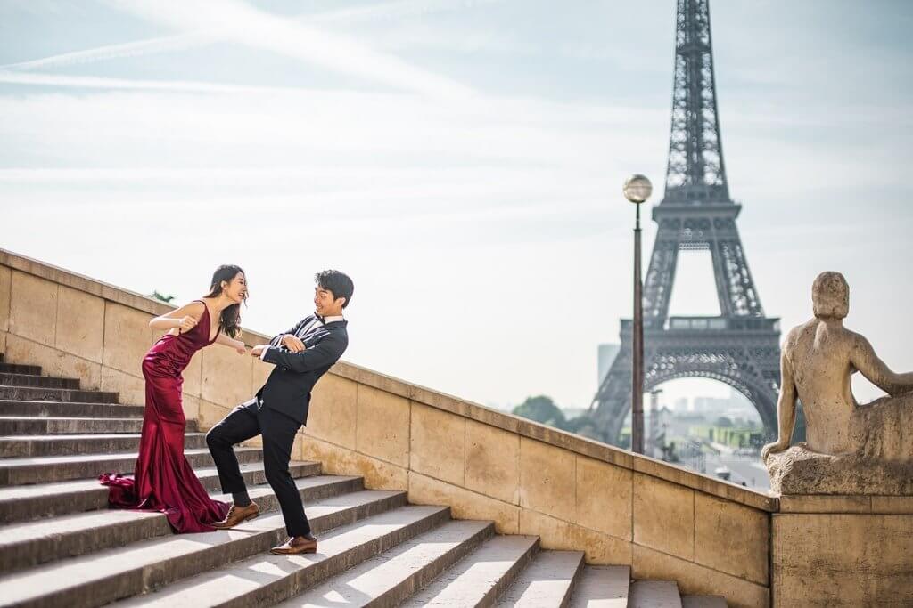 Paris Photography - Eiffel Tower from Trocadero