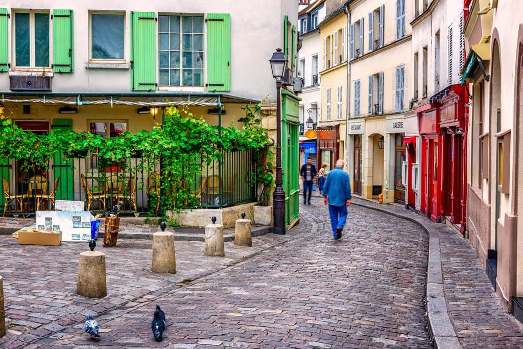 Street of Montmartre - Paris