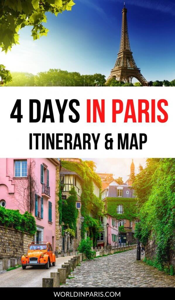 4 day trip in paris