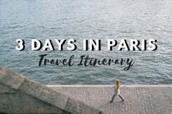 3 days in Paris