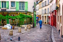 Streets of Montmartre - Paris