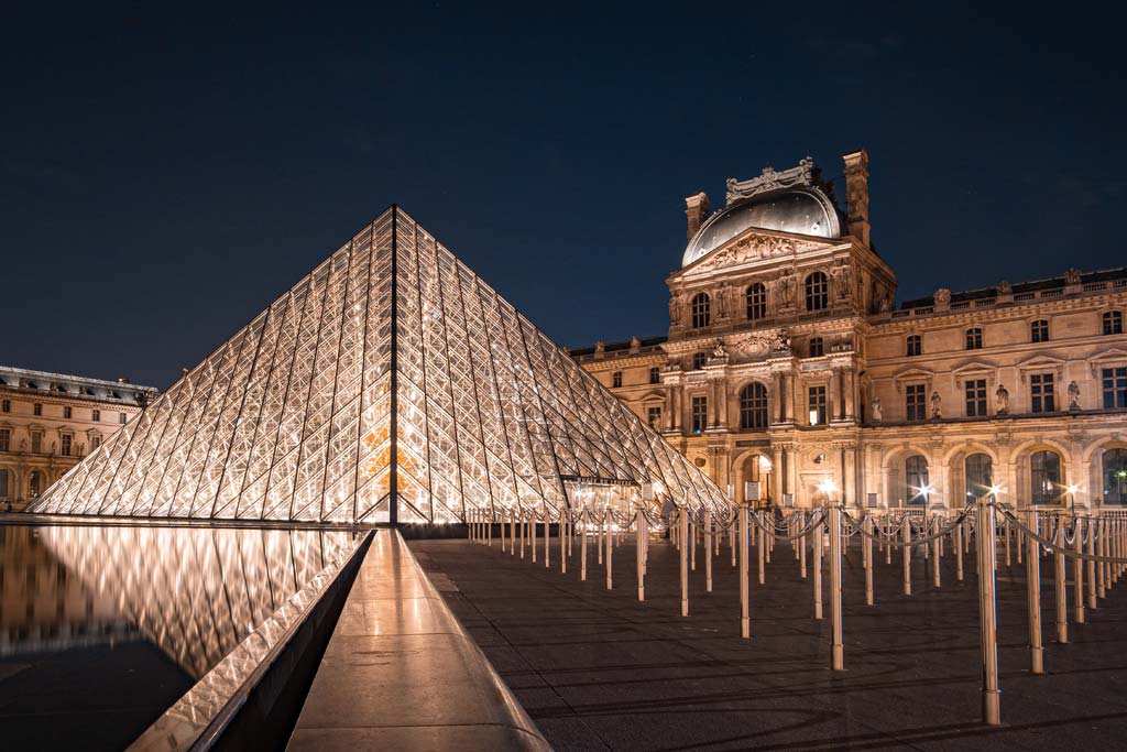 Louvre Museum Night