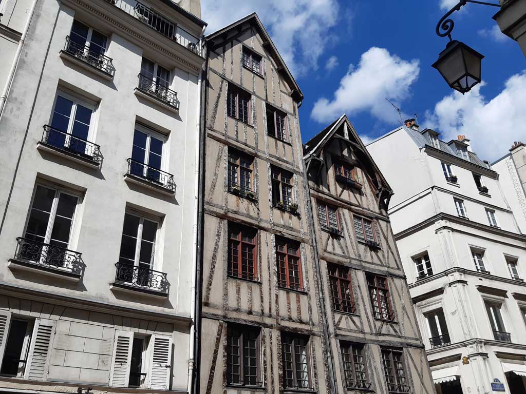 Medieval houses Rue François Miron