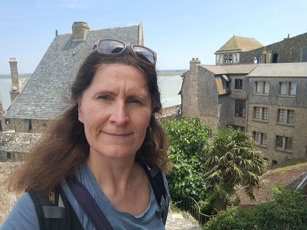 Enjoying some free time at Mont Saint-Michel