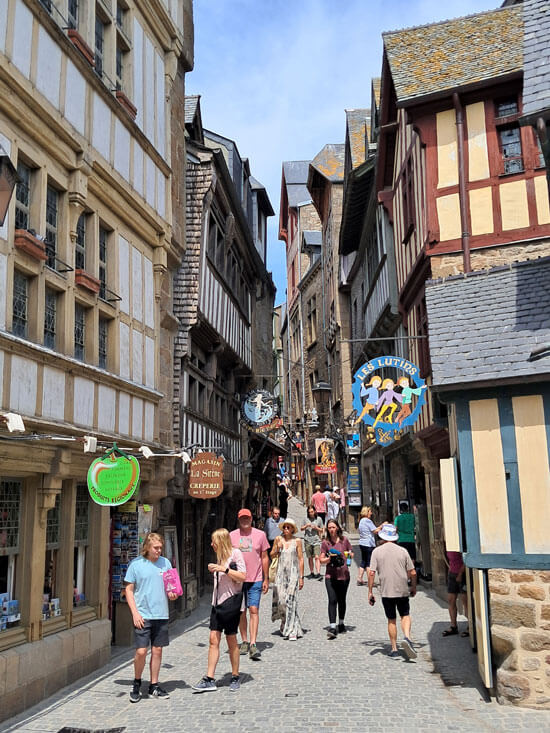 Streets of Mont Saint-Michel