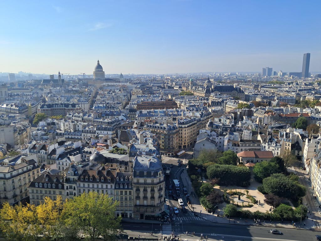 Paris View from Notre Dame Towers