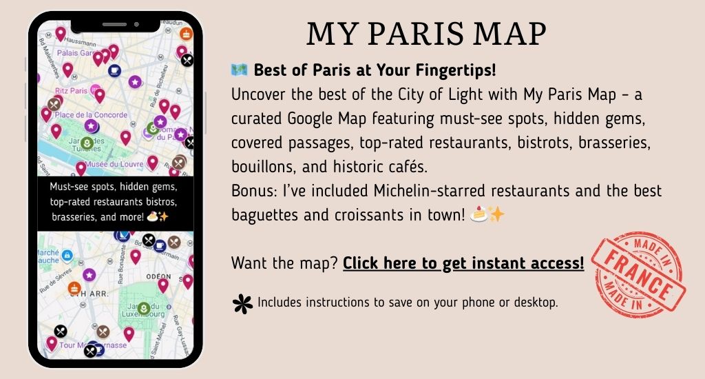 My Paris Map - Best of Paris at your fingertips!