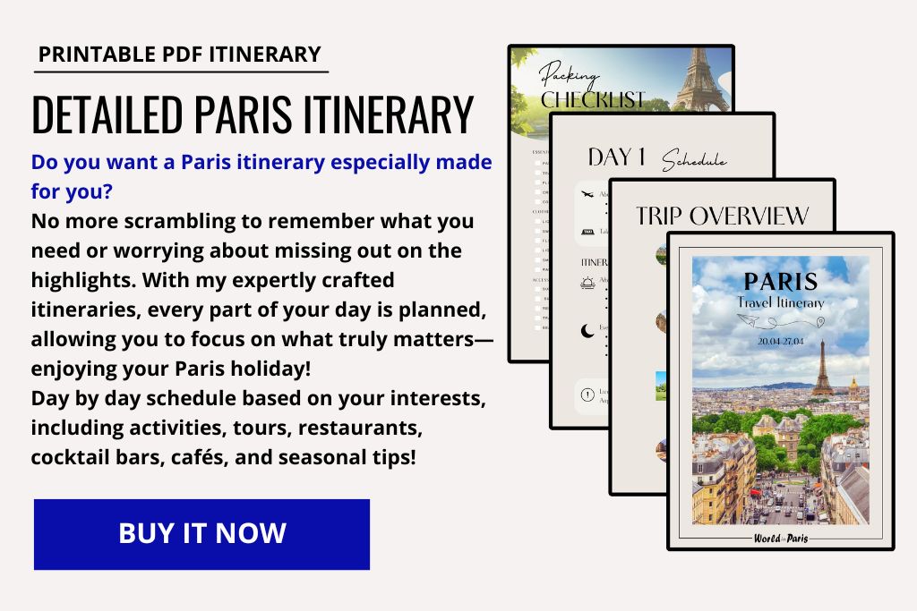 Paris Travel Itineraries